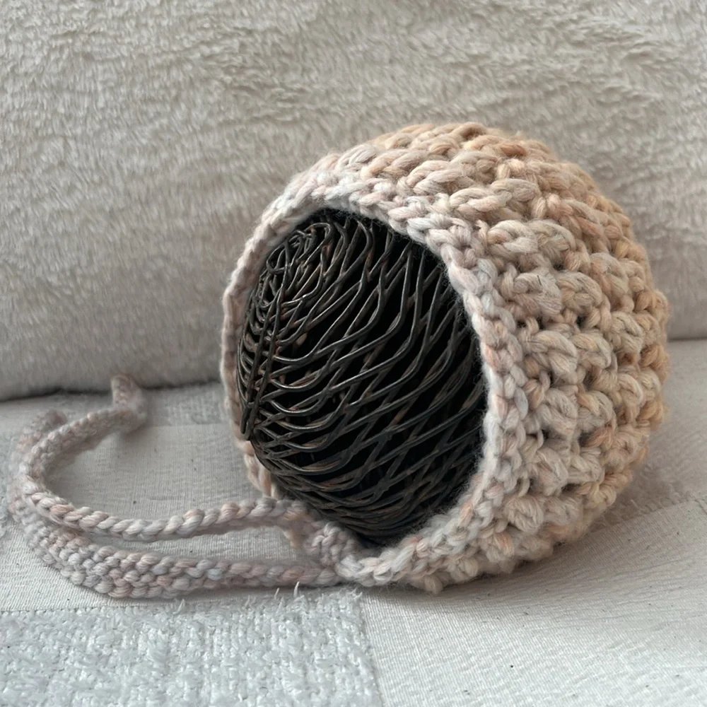 Handmade Crochet Boho Baby Bonnets